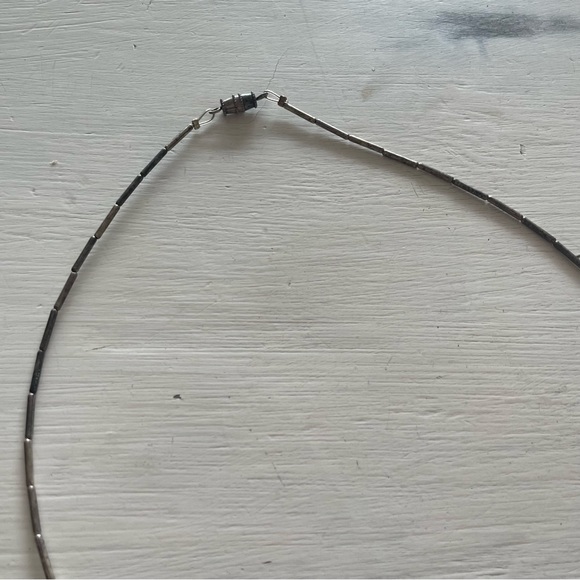 Vintage Island Beaded Necklace Tropical Vacation Relax Palm Trees - Picture 3 of 6